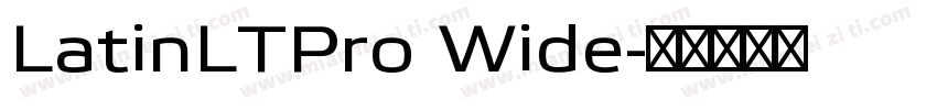 LatinLTPro Wide字体转换